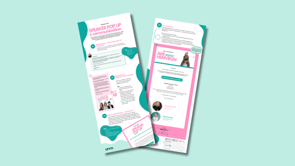 Communication timeline for Sweden's first Speaker POP UP