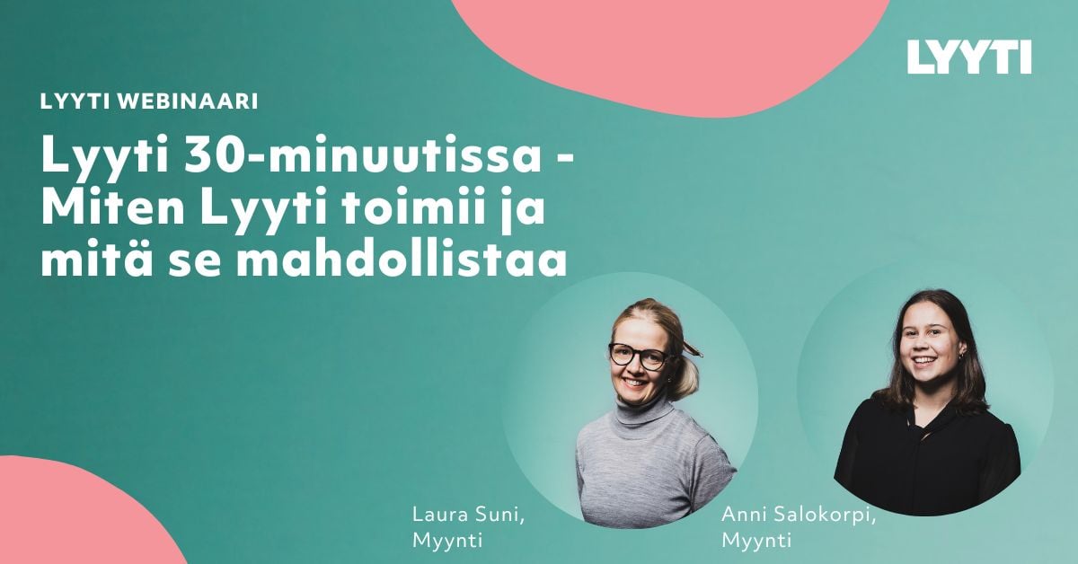 Lyyti auttaa sinua tekemään parempia tapahtumia