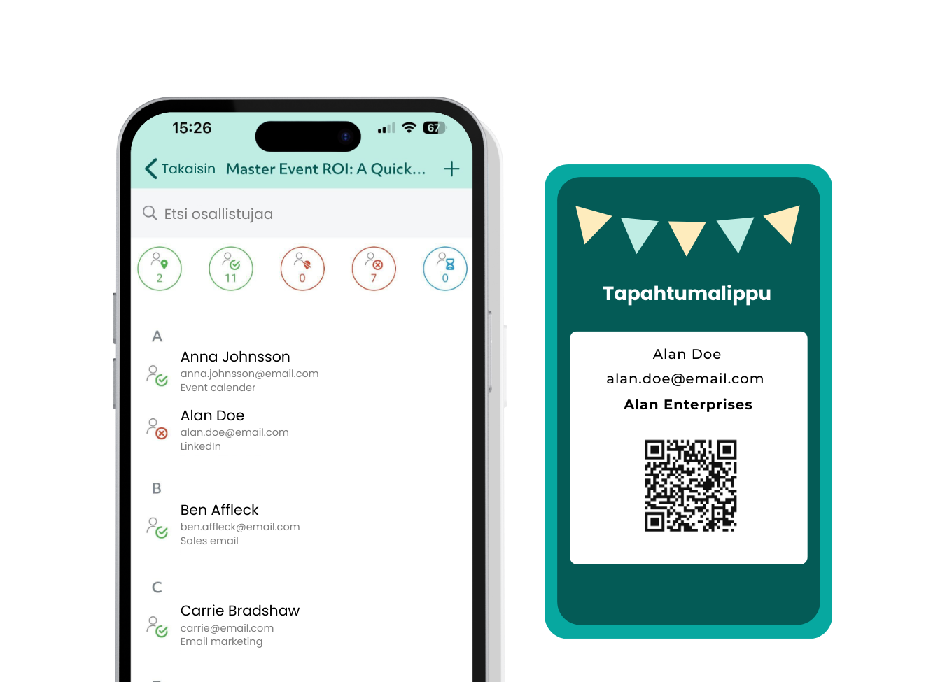 (FI) Check-in QR code