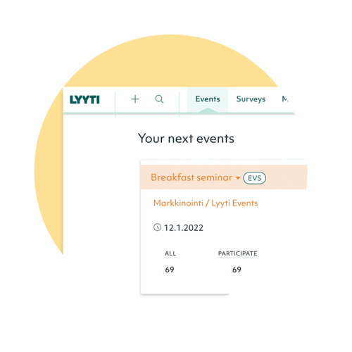 Your next events