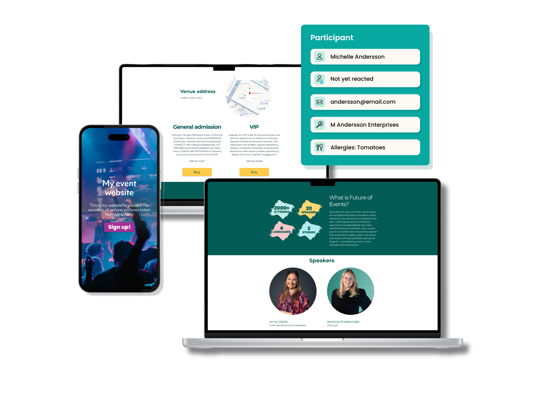 (EN) In-person reg+event website
